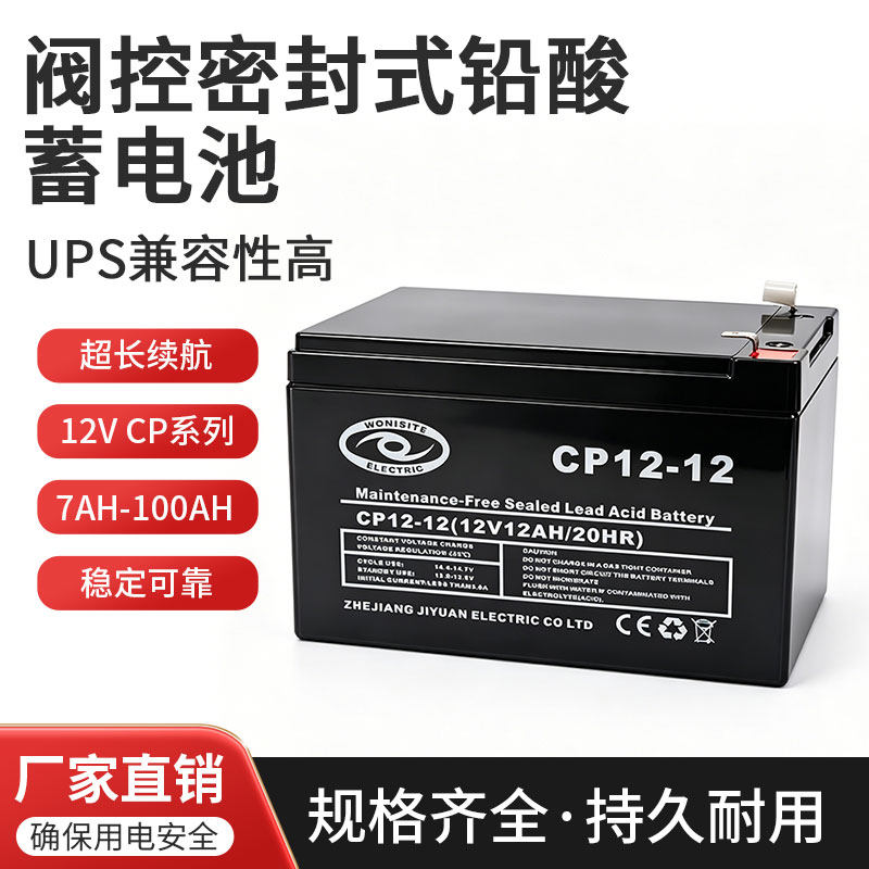 消防主机电池UPS电源直流屏UPS阀控密封式铅酸蓄电池12V 10 20AH