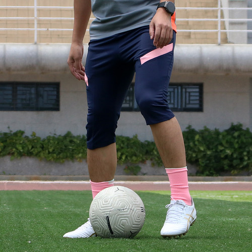冷门足球收腿裤训练男修身