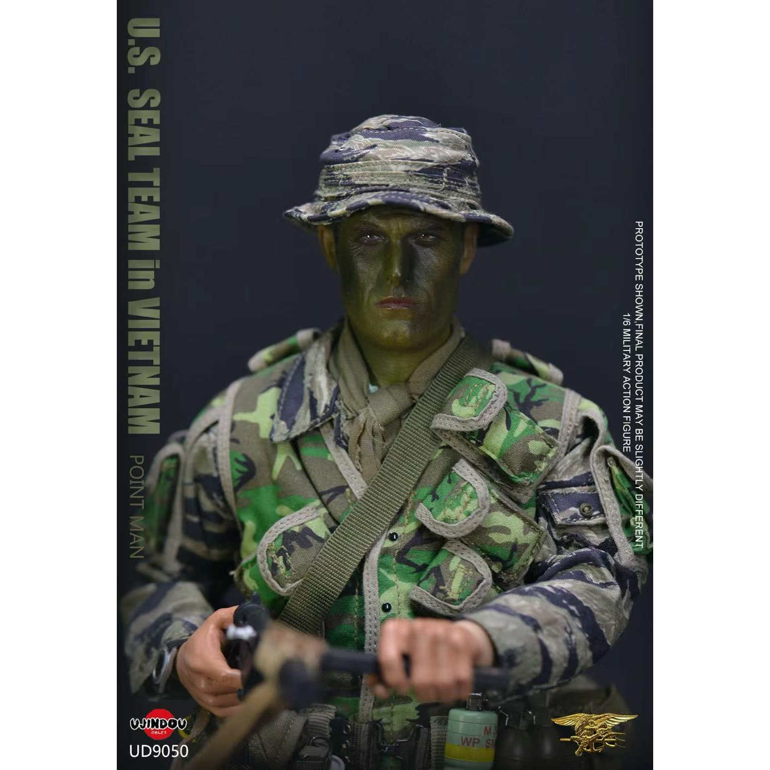 定金包邮 御战道 1/6 越战美国海豹突击队 尖兵 可动人偶兵人