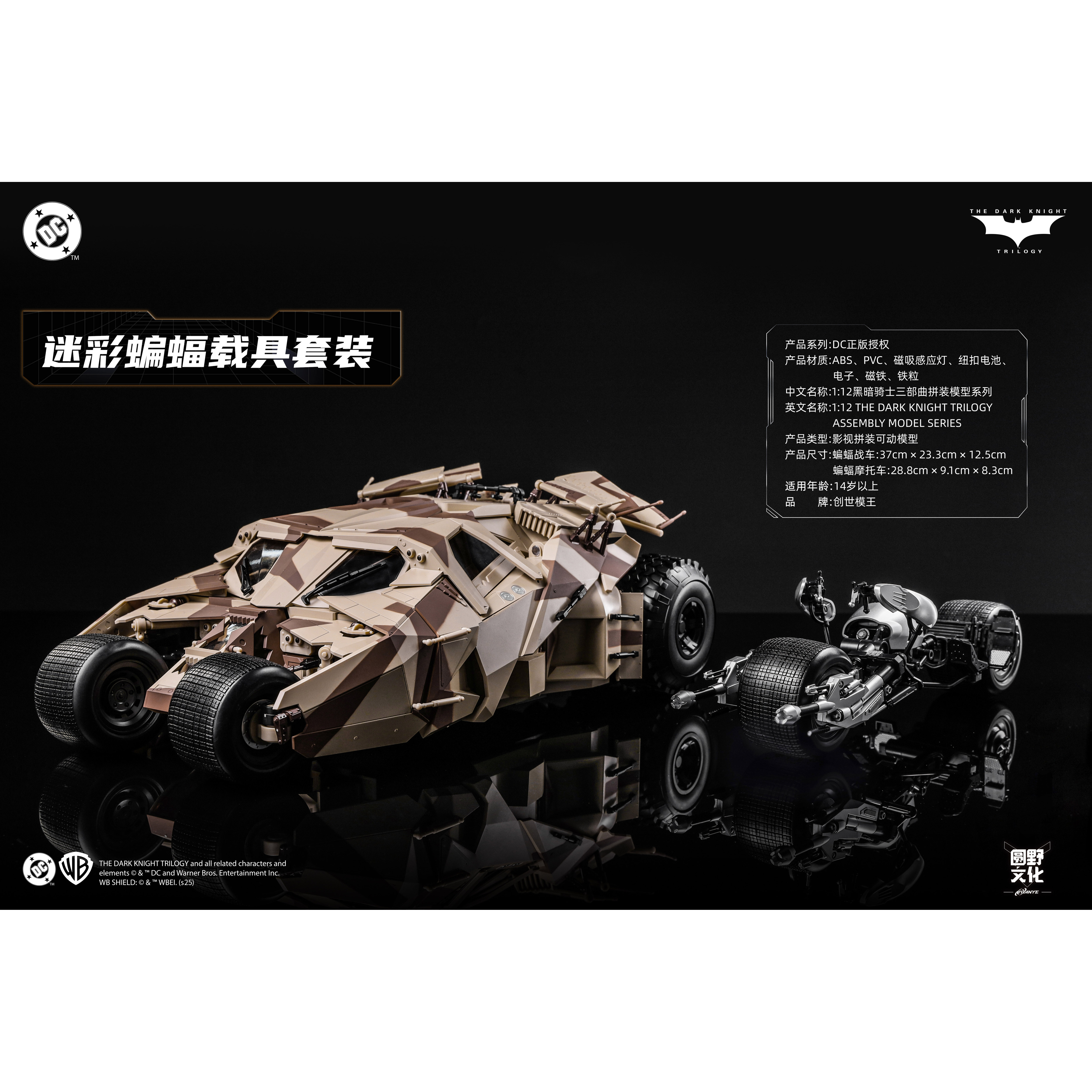 【全款定金】创世模王 MODOKING 迷彩蝙蝠载具套装 手办摆件