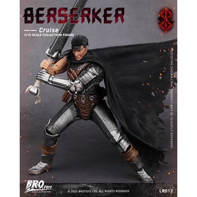 【定金】包邮 BROTOYS 狂战士 克鲁斯 1/12 可动人偶手办模型