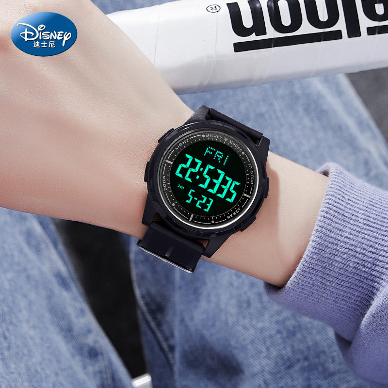 迪士尼中学生防水男电子表