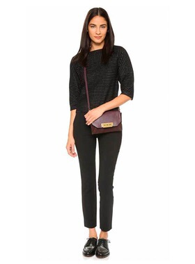 美国小众ZZPOS'Eartha' Leather Envelope Crossbody Bag信封包