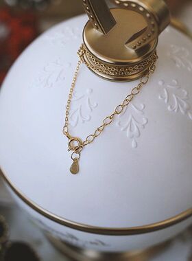 项链奢小众锆石批发字链不锈钢