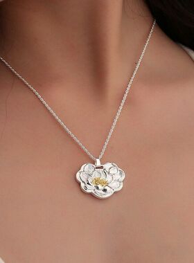 批发国潮古法女友双面莲花送民族