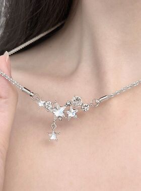 锁骨配饰女小众冷淡简约链新款