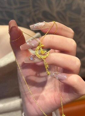 十字网红吊坠精致流苏蝴蝶复古