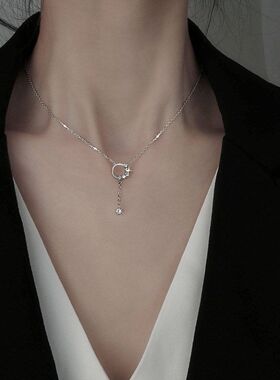 轻奢锁骨风子冷淡链韩版颈链气质