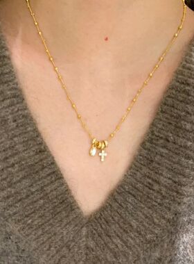 吊坠代一件轻奢十字架唯美小众