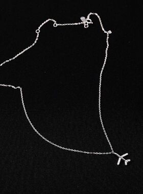 轻奢颈链小时尚飞机链锁骨冷淡