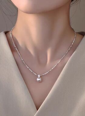 锁骨闺蜜小众气质闪亮礼物女友