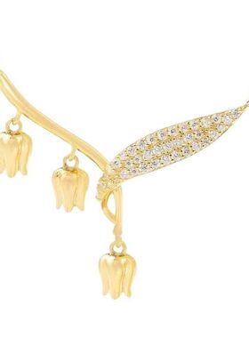 爆款批发花花朵铃兰直播项链女