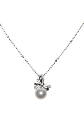 气质链轻奢小众设计蝴蝶结带新款