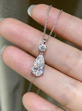 锁骨不锈钢奢小众韩版女轻风锆石