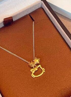 链猫镂空甜美蝴蝶结爆款kitty小