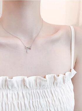 少女不锈钢锁骨配饰礼物甜美项链