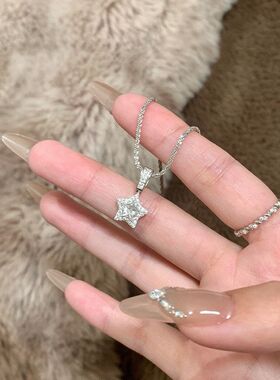 闪钻璀璨链百搭锁骨星语五角星