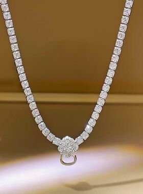 链毛衣链进口多满钻高碳子高定