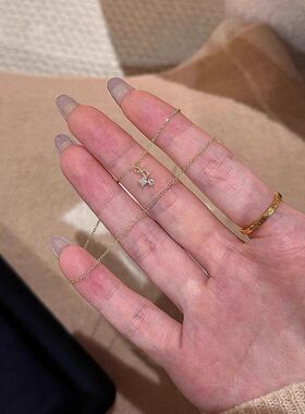 块颈链锁骨高级感项链女款链小众