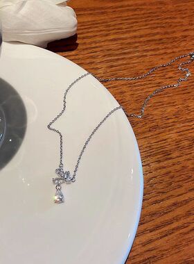 紫藤花锆石链轻同款项链百搭奢小