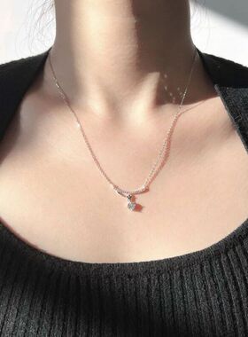 新款吊坠夏轻奢锁骨定制高级感女