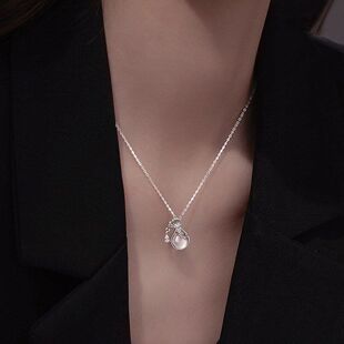 轻奢小众福袋链锁骨爆款国风民族毛衣链高级感项链女新款2023