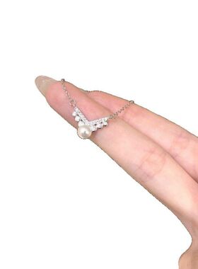 链潮镶钻一件ins风字设计感气质