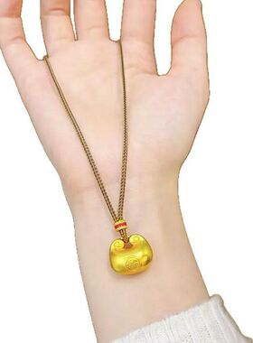 百搭同款强保色胖福精致古法项链