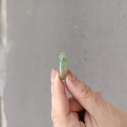 天然独山玉石南阳翡翠原矿简单多色男女戒指环一款多用实物吊坠饰