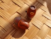 插拔mmcx实木花梨木吃鸡重低音游戏手机入耳式 鸣匠凹凸发烧耳机