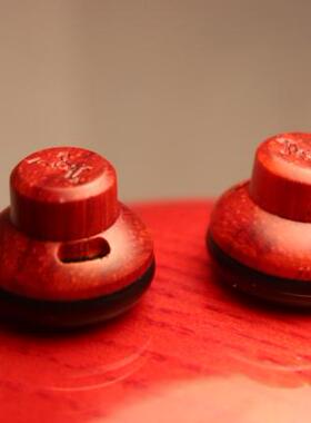 匠人手作耳机DIY红檀木木纯手工平头塞DK-宋老塞鸣匠耳塞插拔式