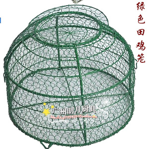 专业装田鸡青蛙笼宠物笼铁丝笼小型鸡笼编织不锈钢笼子圆形铁网笼