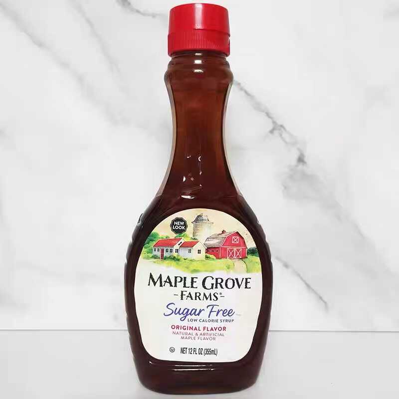 枫树家场牌复配甜味剂无加糖MAPLE GROVE SUGAR FREE SYRUP 355ml