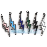 L19 M97 M98 Популярный в Европе и Америке кулон с цирконом, капающим маслом, пятиконечная звезда, молния, флуоресцентное сердце