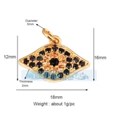 Аксессуар, аксессуары, многоцветная подвеска, L45, DIY, серебро 925 пробы, европейский стиль