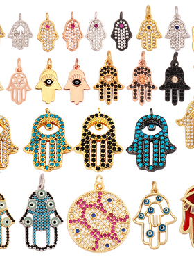 配件diy饰品佛手恶魔眼