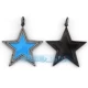 Пятиконечная звезда типа А, голубая 1 шт.