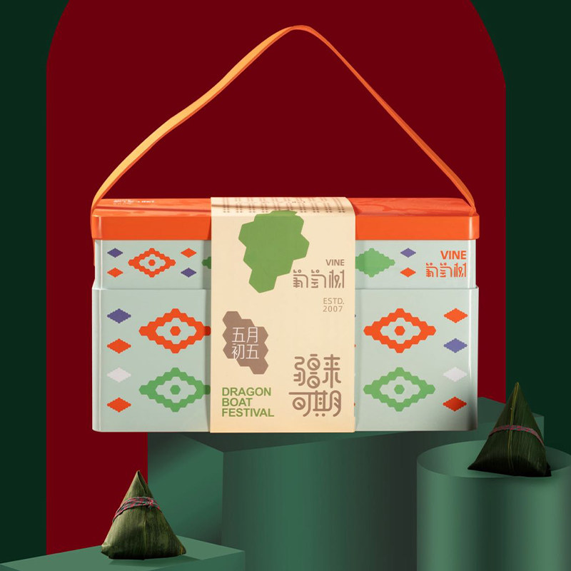 品味新疆葡萄树·疆来可期新疆粽子礼盒1640g（14粒+4粒蛋