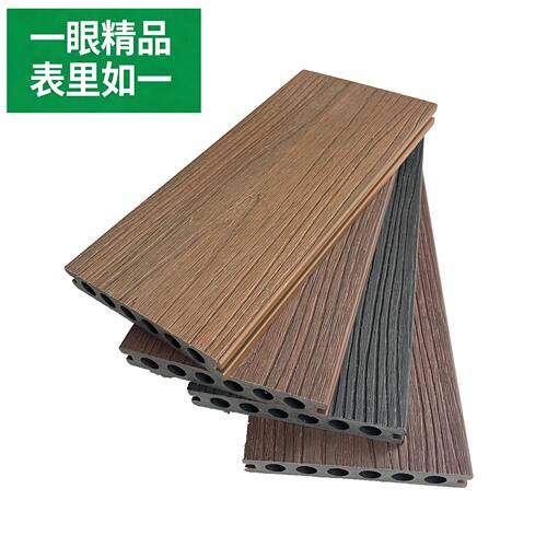 金刚塑木双面共挤古木色进口原料