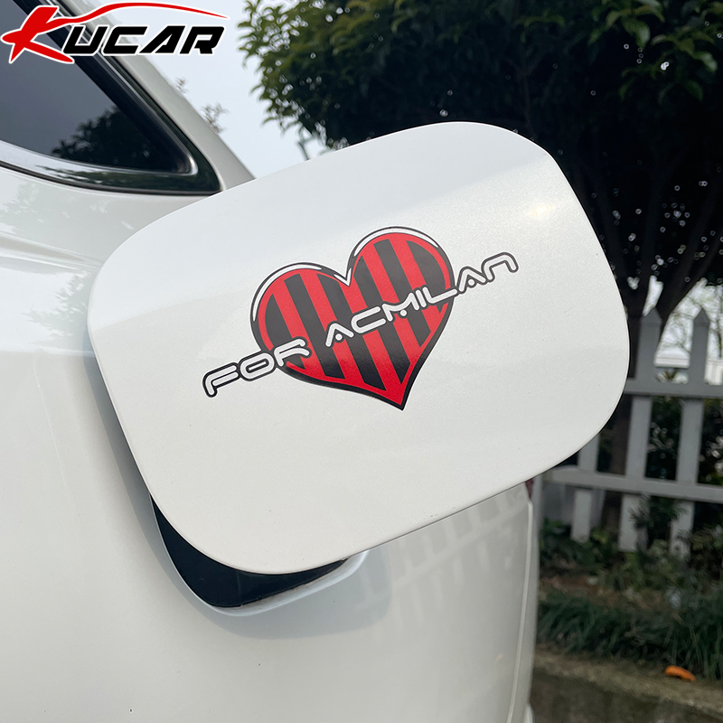 ac米兰车贴纸欧冠意甲联赛周边足球俱乐部队徽汽车车身车门后玻璃