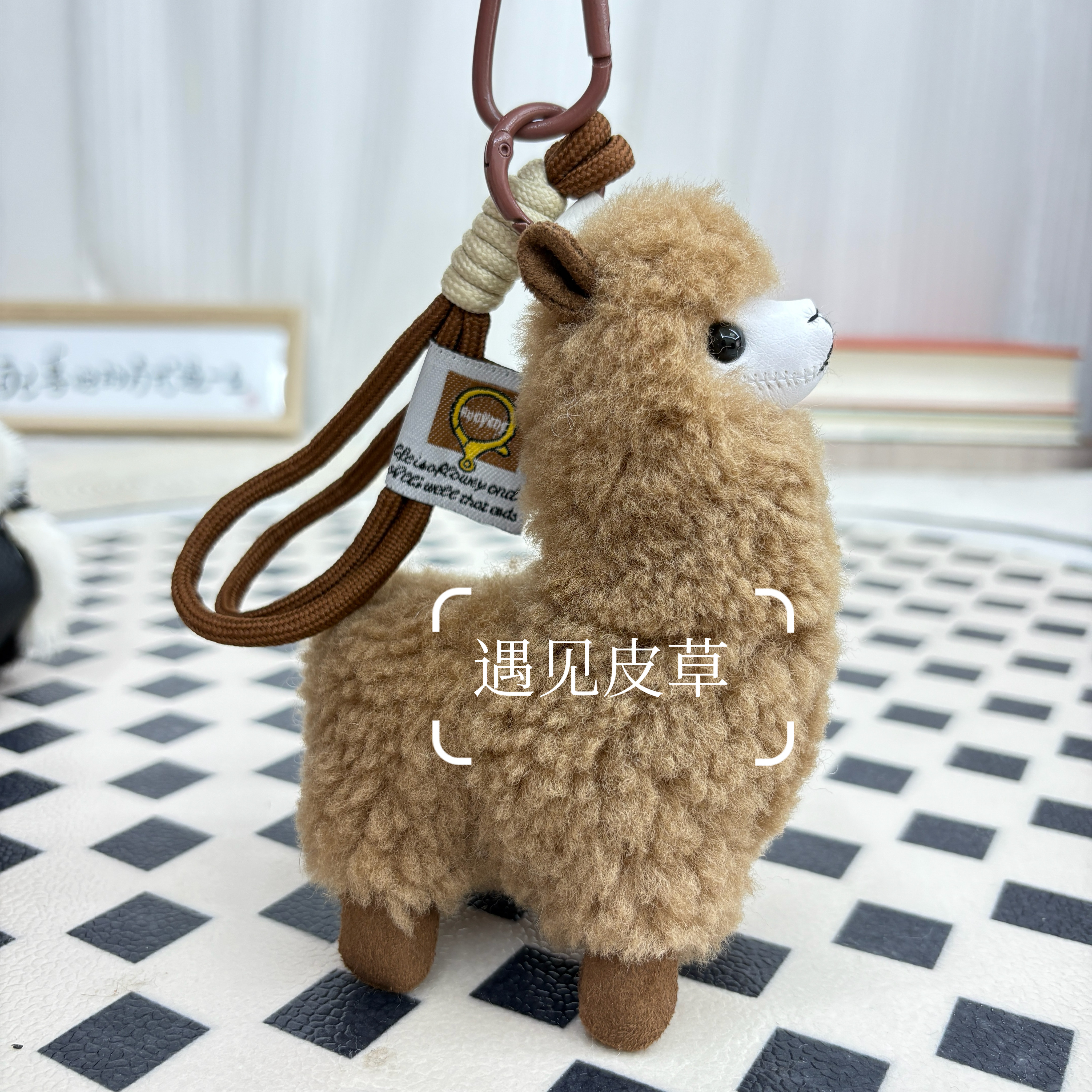 真毛獭兔毛超大号毛绒抓夹秋冬高级感鲨鱼夹后脑勺发夹头饰发饰