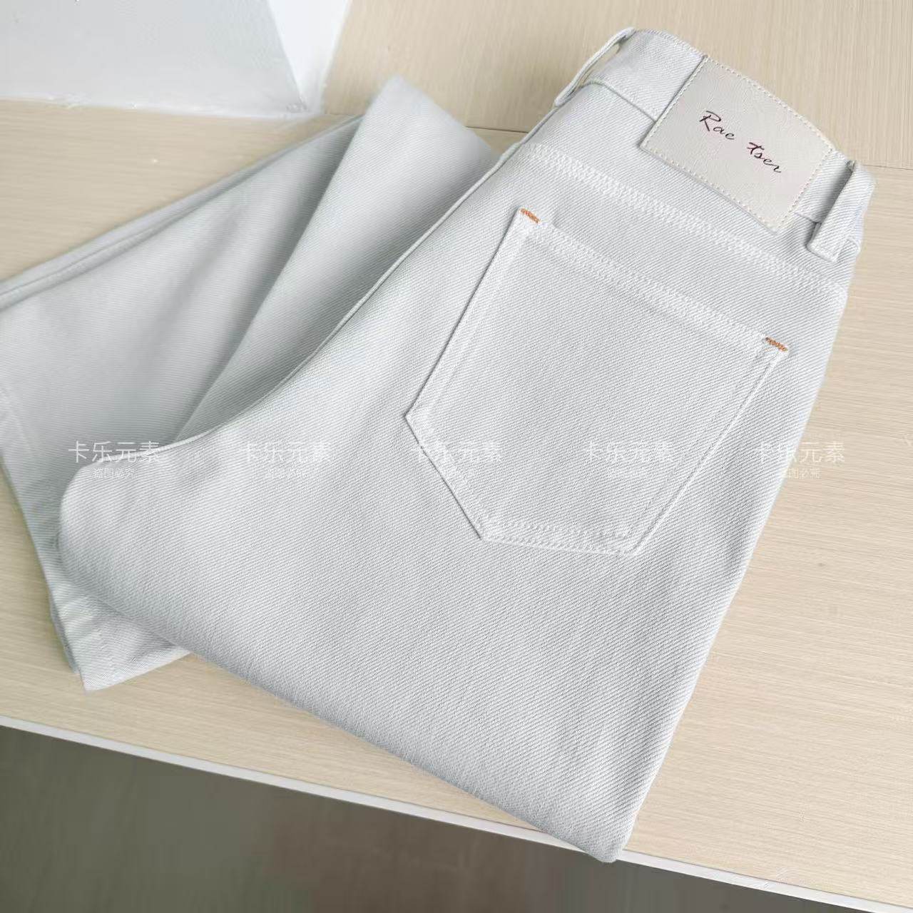 【土耳其完美弹面料】【专柜同步阿斯特染】老钱风不变形牛仔裤直