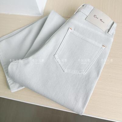 【土耳其完美弹面料】【专柜同步阿斯特染】老钱风不变形牛仔裤直