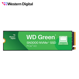 WD西部数据SSD固态硬盘M.2 PCIe4.0笔记本500G/1T/2T台机SN3000
