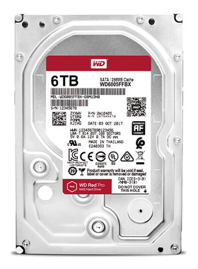 西部数据 WD   红盘 Pro 7200转 SATA接口 3.5英寸 6T WD6005FFBX