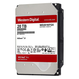 西部数据 WD   红盘 Pro 7200转 SATA接口 3.5英寸 WD201KFGX 20T