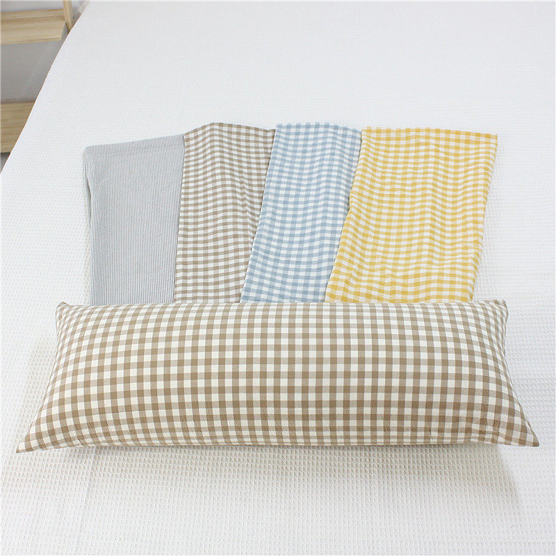 床上用品抱枕靠垫裸睡抱枕睡觉夹腿枕大号长方形抱枕套不含芯可拆