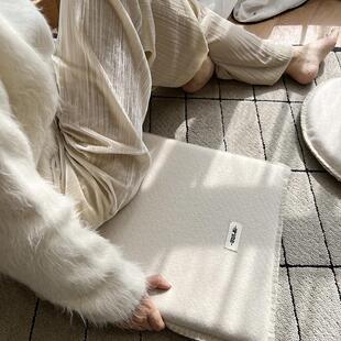 秋冬毛呢慢回弹坐垫羊毛混纺餐椅垫记忆海绵飘窗垫地毯座垫 福笙