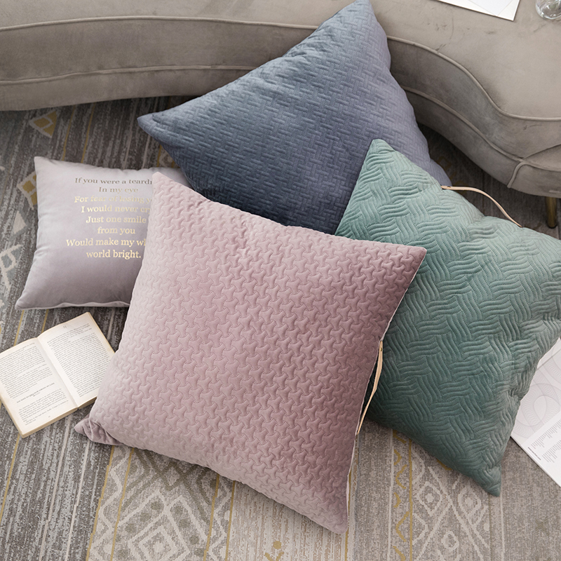 forhome Northern Europe ins Pillowcase Sofa cushions a living room Big Pillow bedroom Bedside Velvet velvet Pillowin the Home Fabric , Pillow/Pillow  category - from Buy2taobao.com to provide professional Taobao agent buy service