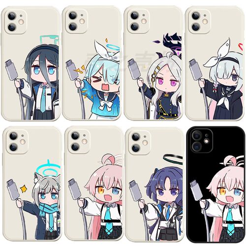 碧蓝档案手机壳适用苹果17/16/15/14/13空崎日柰iphone12promax普拉娜11小鸟游星野r爱丽丝xsmax蔚蓝一加Ace6